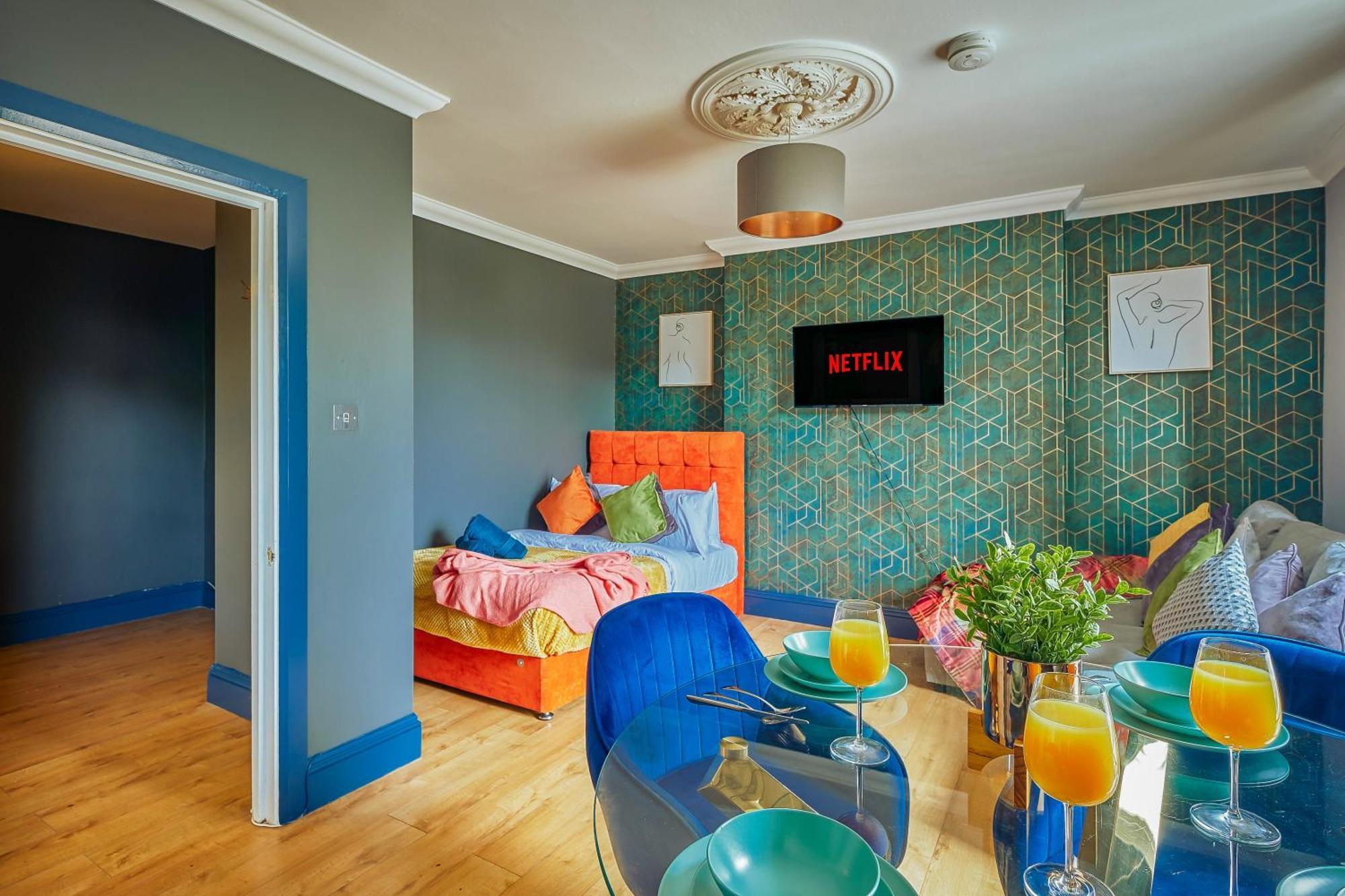 Free Parking New Gem With Garden Apartment Бристол Екстериор снимка