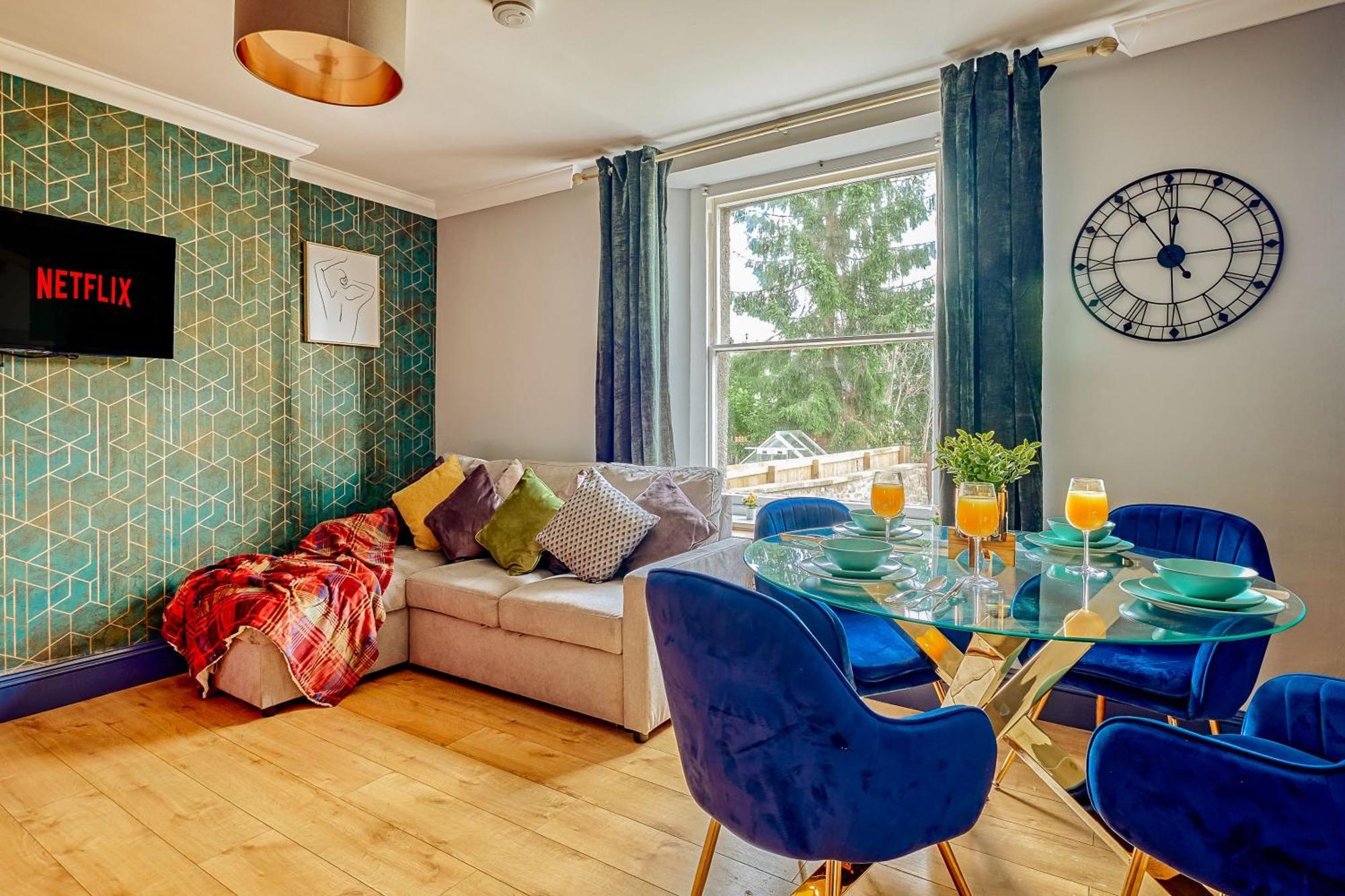 Free Parking New Gem With Garden Apartment Бристол Екстериор снимка